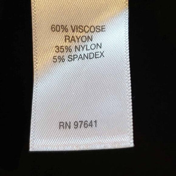 J Jill Pants Women’s Size Medium M Black Ponte Slim Leg Pull On Stretch - Picture 5 of 7